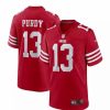 Nfl Jerseys * | Nike San Francisco 49Ers Brock Purdy #13 Game Jersey Red