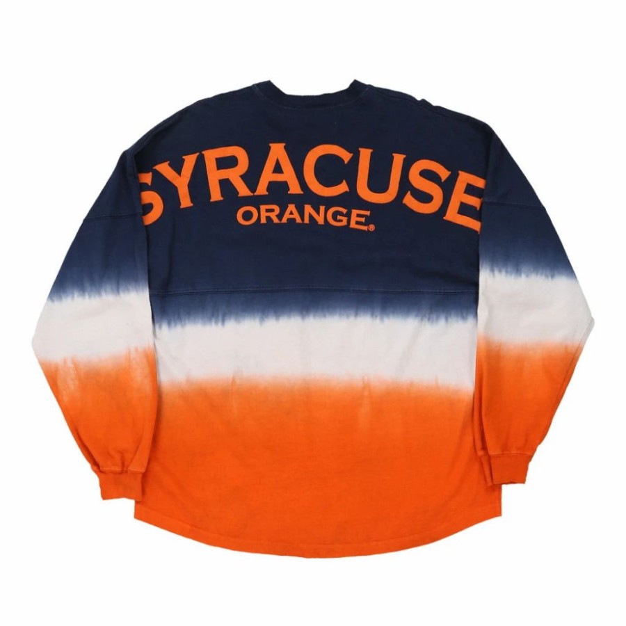 Men'S Vintage * | Vintage Syracuse Orange Spirit Jersey Sweatshirt Large Block Colour Cotton