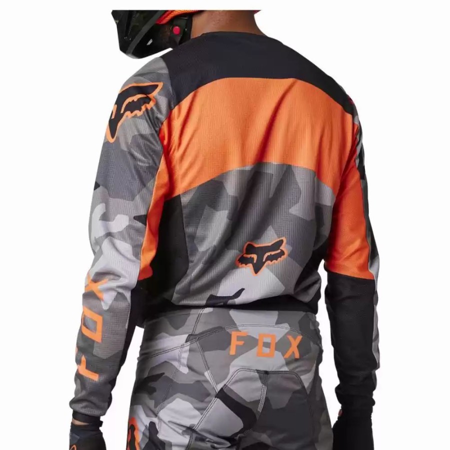 Men'S * | Fox Racing Mens 180 Bnkr Motocross Grey Camo Jersey