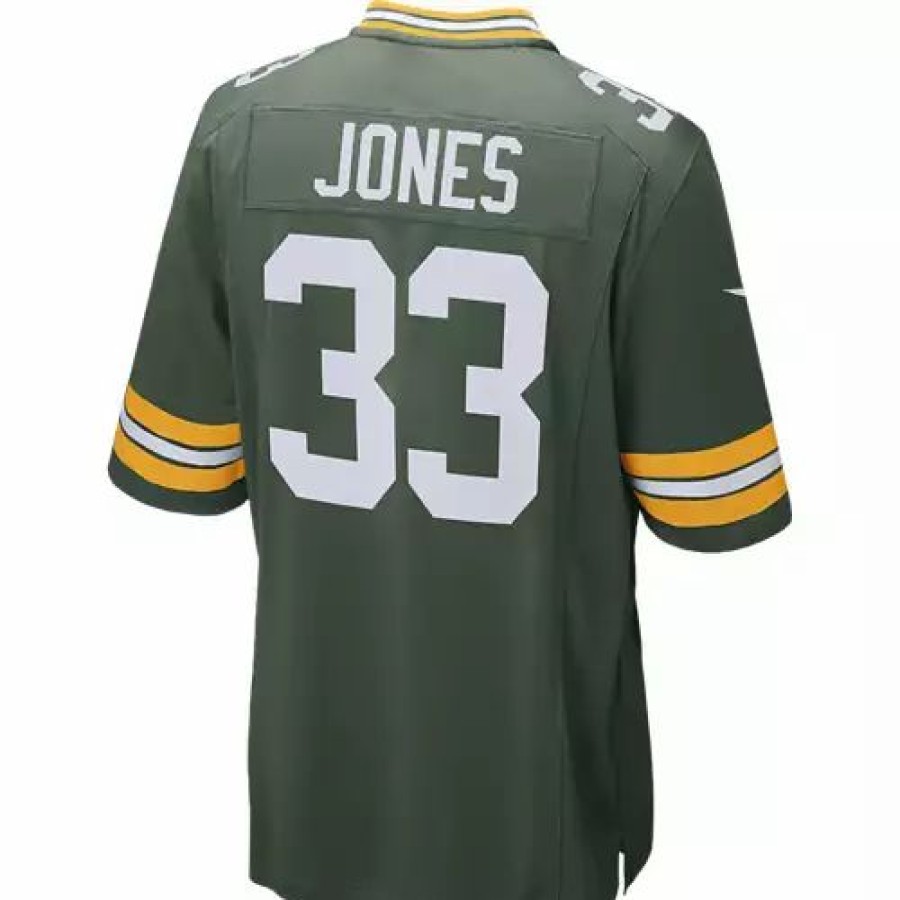 Nfl Jerseys * | Nike Green Bay Packers Aaron Jones #33 Game Jersey Forest