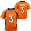 Nfl Jerseys * | Nike Baby Denver Broncos Russell Wilson #3 Replica Jersey Orange