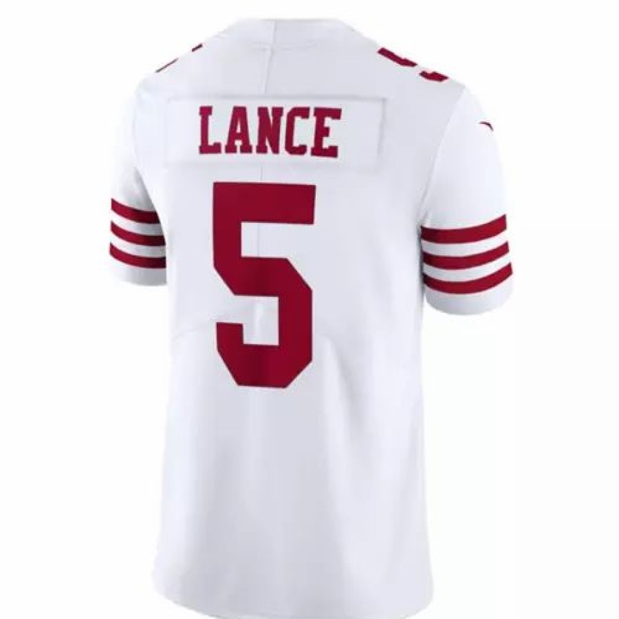 Nfl Jerseys * | Nike San Francisco 49Ers Trey Lance #5 Limited Jersey White