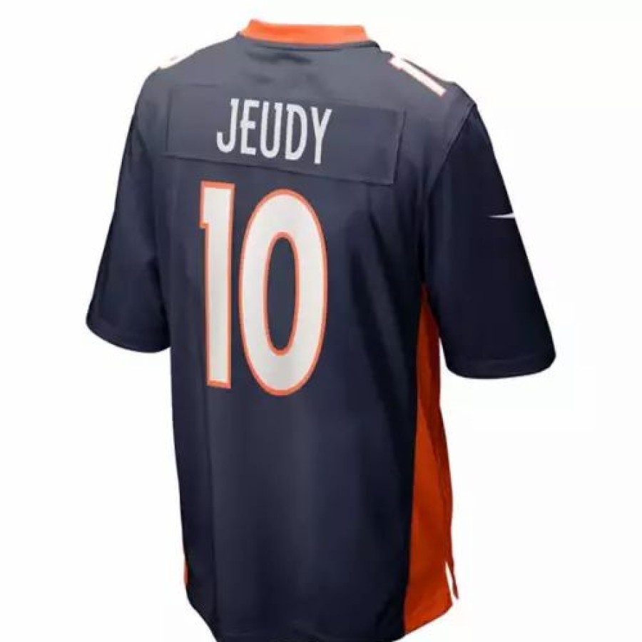 Nfl Jerseys * | Nike Denver Broncos Jerry Jeudy #10 Game Jersey Navy