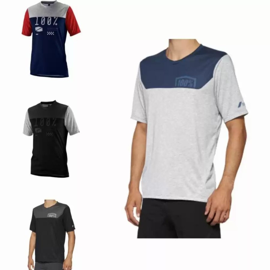 Men'S * | 100% Airmatic Short Sleeve Jersey