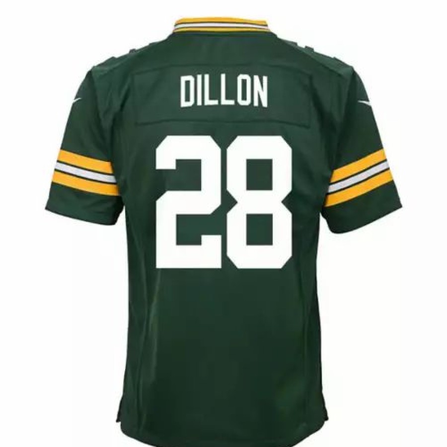 Nfl Jerseys * | Nike Kids' Green Bay Packers Aj Dillon #28 Game Jersey Fir