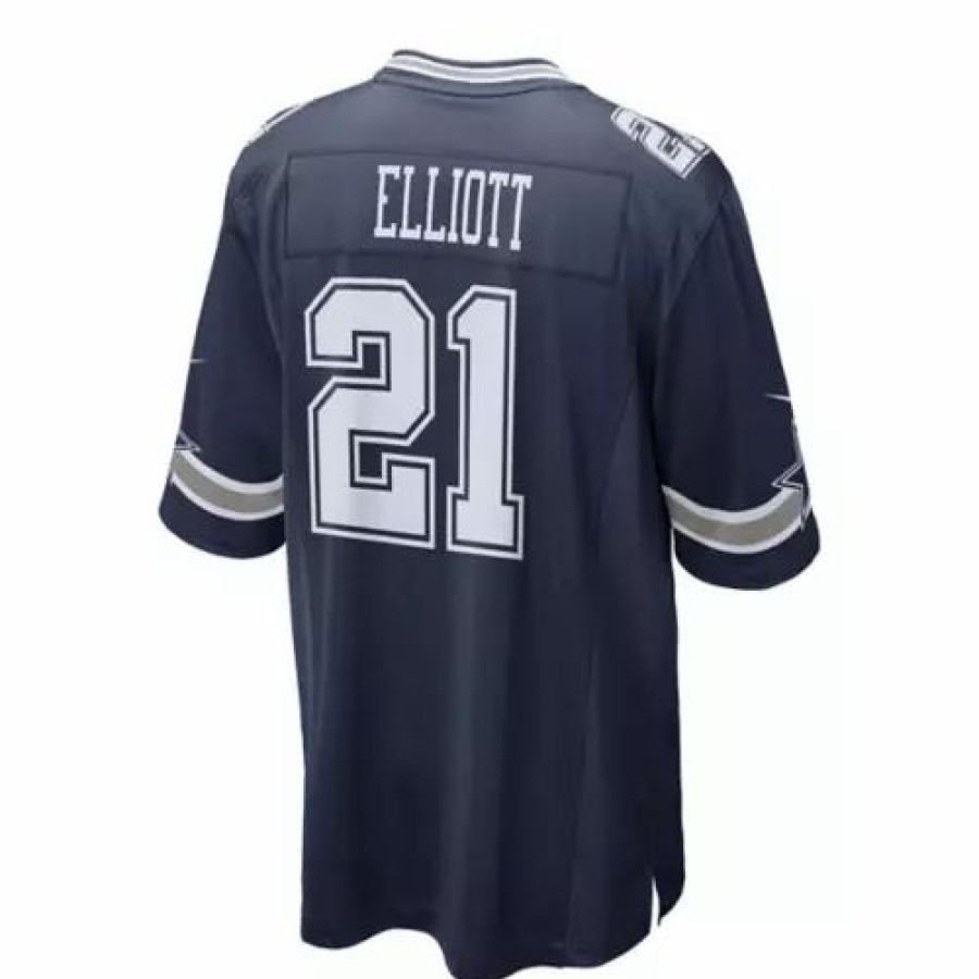 Nfl Jerseys * | Nike Dallas Cowboys Ezekiel Elliott #21 Game Jersey