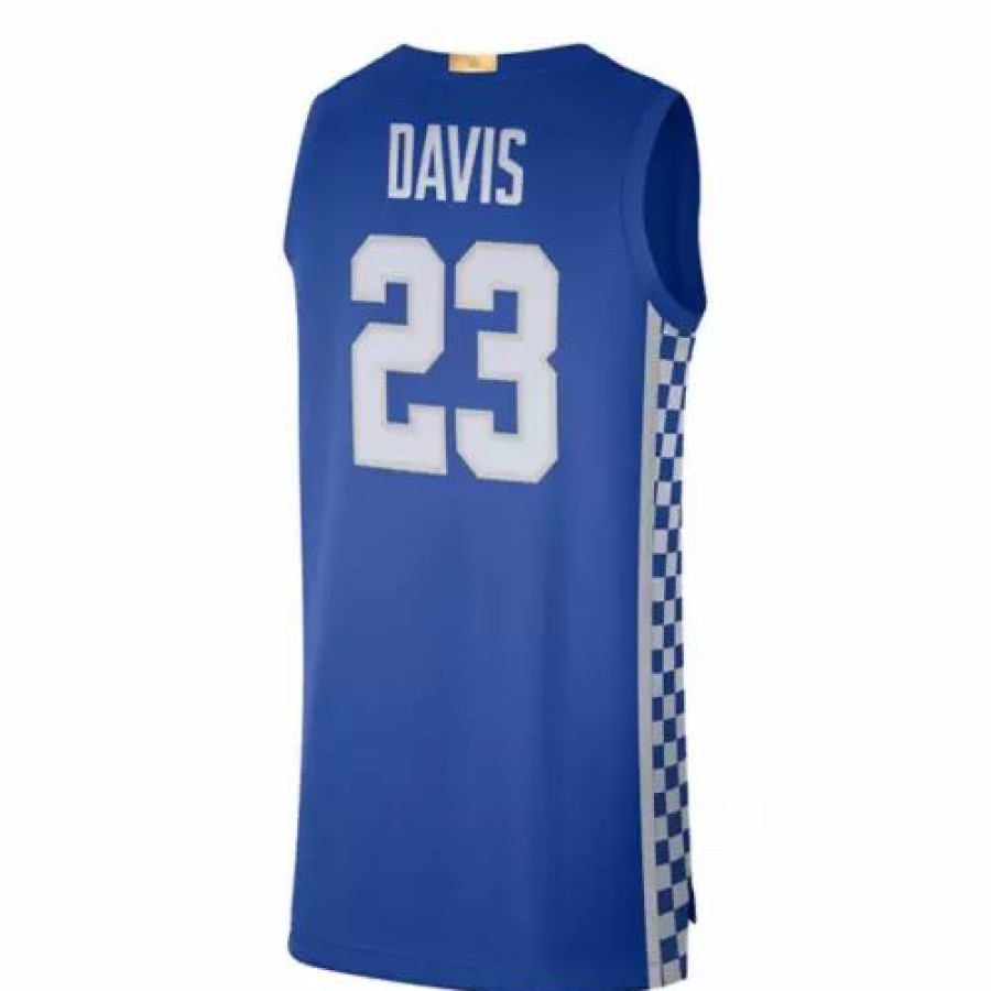 College Jerseys * | Nike Kentucky Wildcats Anthony Davis #23 Jersey Blue