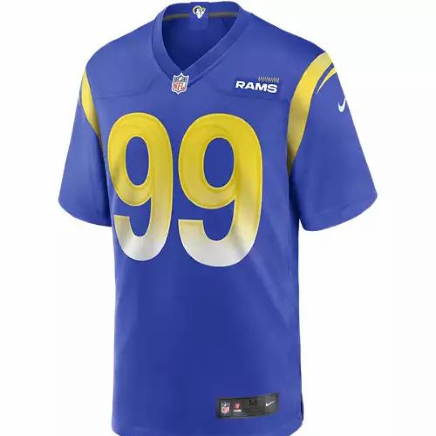 Nfl Jerseys * | Nike Los Angeles Rams Aaron Donald #99 Game Jersey Royal