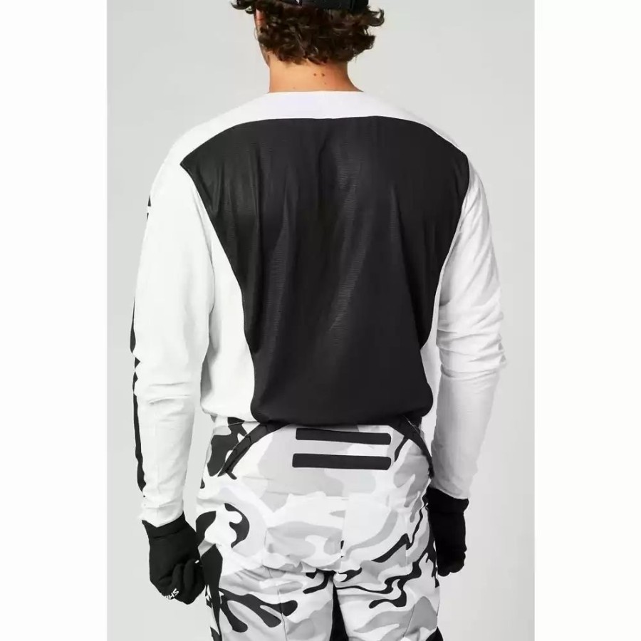 Men'S * | Shift Mx21 Black Label Gi Fro Mens Motocross Jersey White/Black