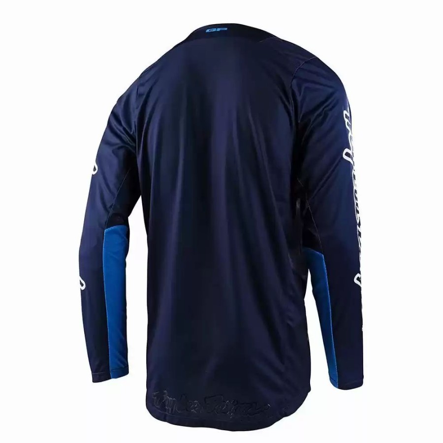 Men'S * | Troy Lee Designs Gp Pro Icon Mens Motocross Navy/Pro Blue Jersey