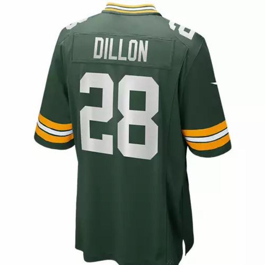 Nfl Jerseys * | Nike Green Bay Packers Aj Dillon #28 Game Jersey Fir