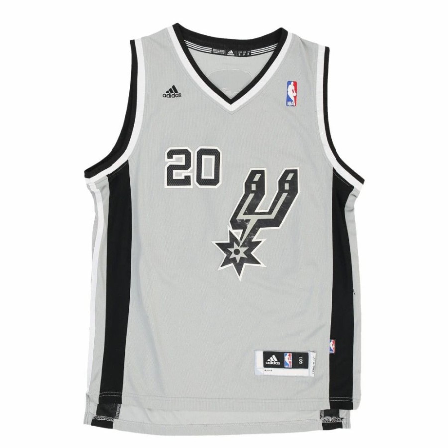 Men'S Vintage * | Vintage San Antonio Spurs Adidas Jersey Small Grey Polyester