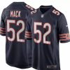 Nfl Jerseys * | Nike Chicago Bears Khalil Mack #52 Game Jersey Navy