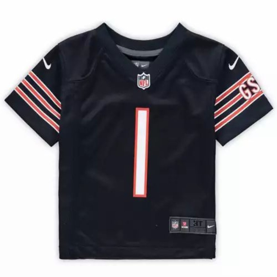 Nfl Jerseys * | Nike Toddler Chicago Bears Justin Fields #1 Game Jersey Navy