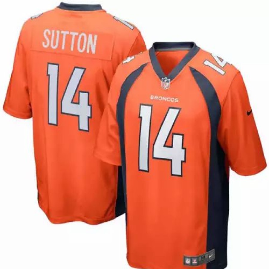 Nfl Jerseys * | Nike Denver Broncos Courtland Sutton #14 Game Jersey Orange