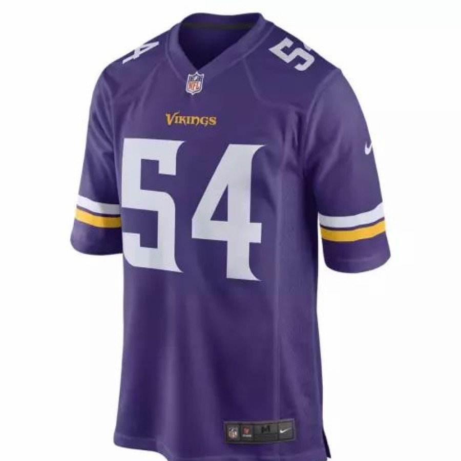 Nfl Jerseys * | Nike Minnesota Vikings Eric Kendricks #54 Game Jersey Purple