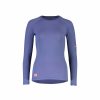 Bike * | Mons Royale Womens Mintaro Long Sleeve Jersey Blue