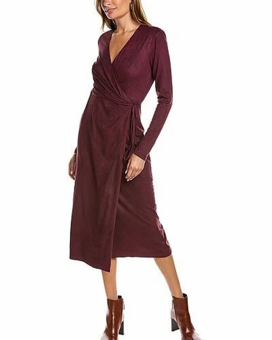 Clothing * | Halston Nadia Ultrasuede Jersey Dress Women