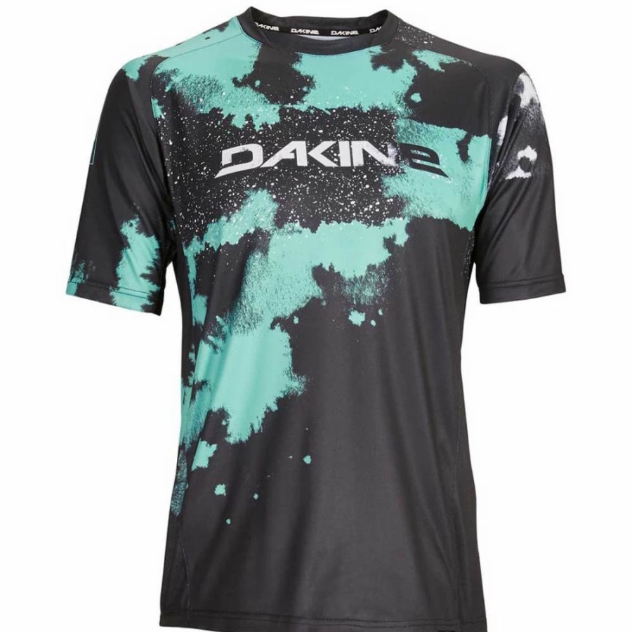 Bike * | Dakine Thrillium Men'S Short-Sleeve Mtb Jersey Electric Mint