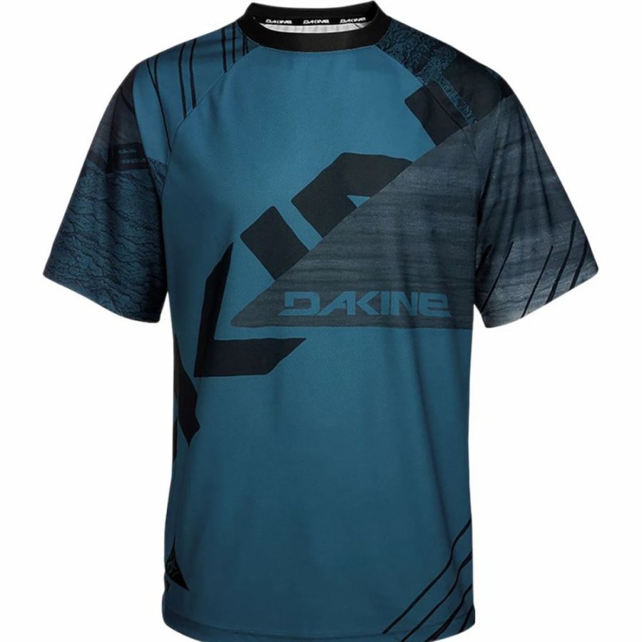 Bike * | Dakine Thrillium Men'S Short-Sleeve Mtb Jersey Electric Mint