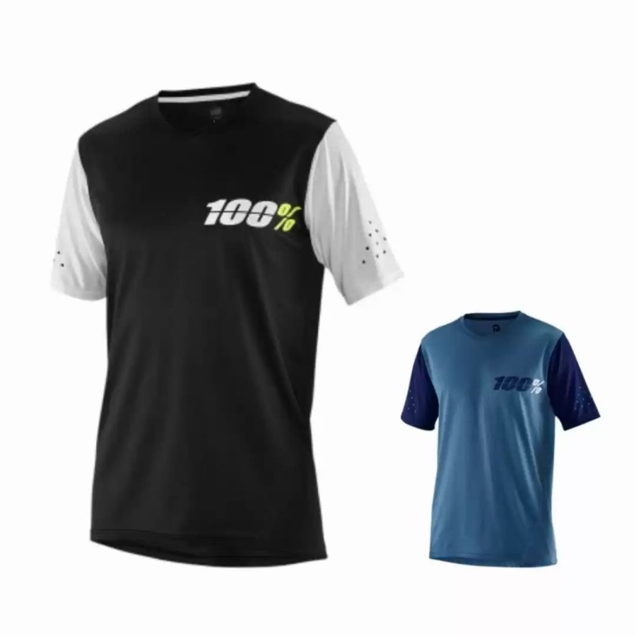 Men'S * | 100% Ridecamp Short Sleeve Jersey Black