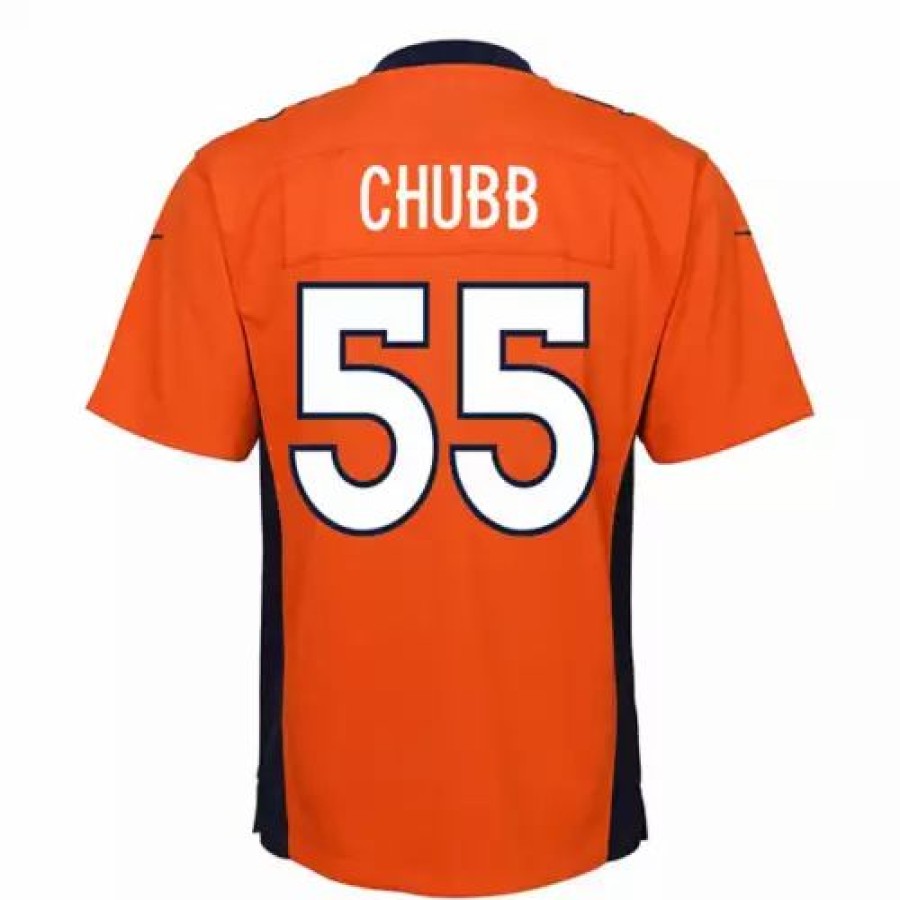 Nfl Jerseys * | Nike Kids' Denver Broncos Bradley Chubb #55 Game Jersey Orange