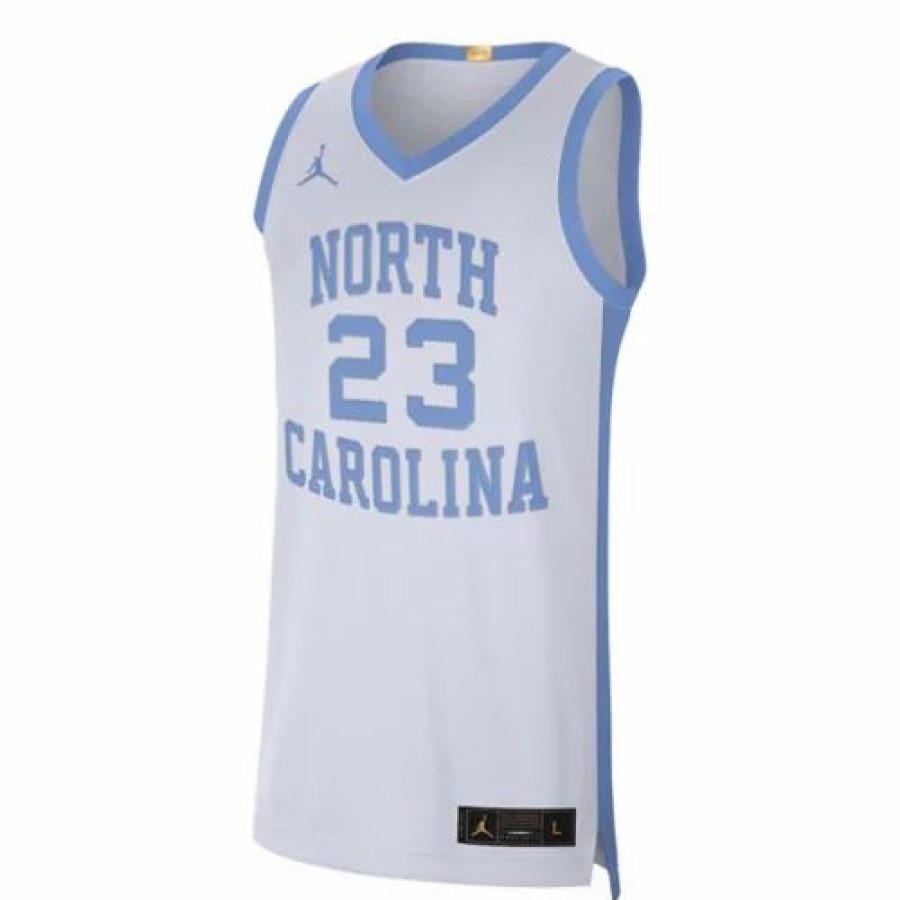 College Jerseys * | Nike North Carolina Tar Heels Michael Jordan #23 Limited Jersey White