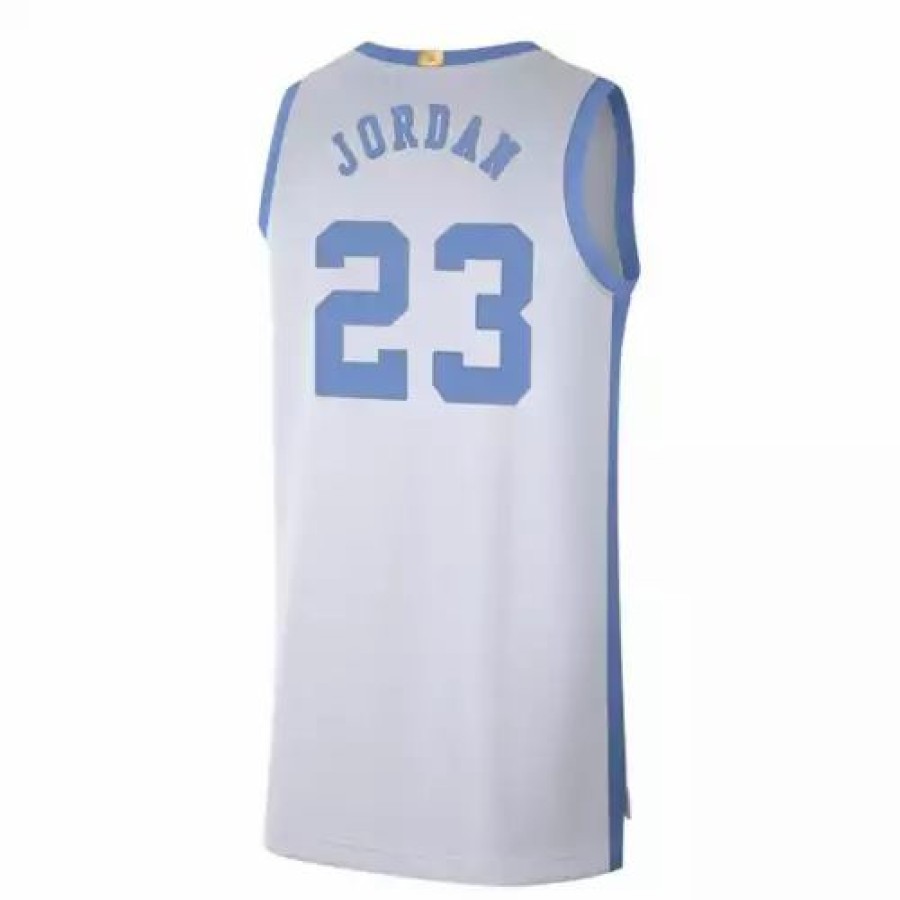 College Jerseys * | Nike North Carolina Tar Heels Michael Jordan #23 Limited Jersey White