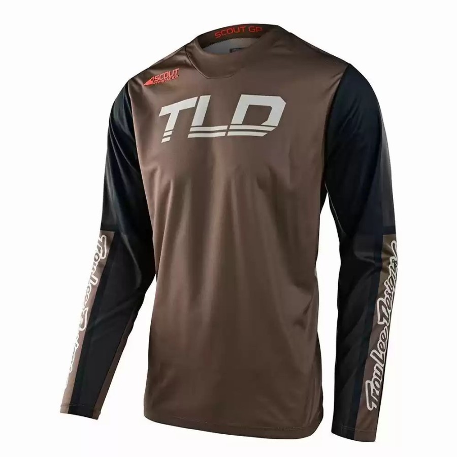 Men'S * | Troy Lee Designs Scout Gp Recon Gravel/Beetle Mens Motocross Jersey