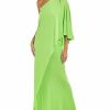 Clothing * | Halston Alyssa Jersey Cascade Gown Women