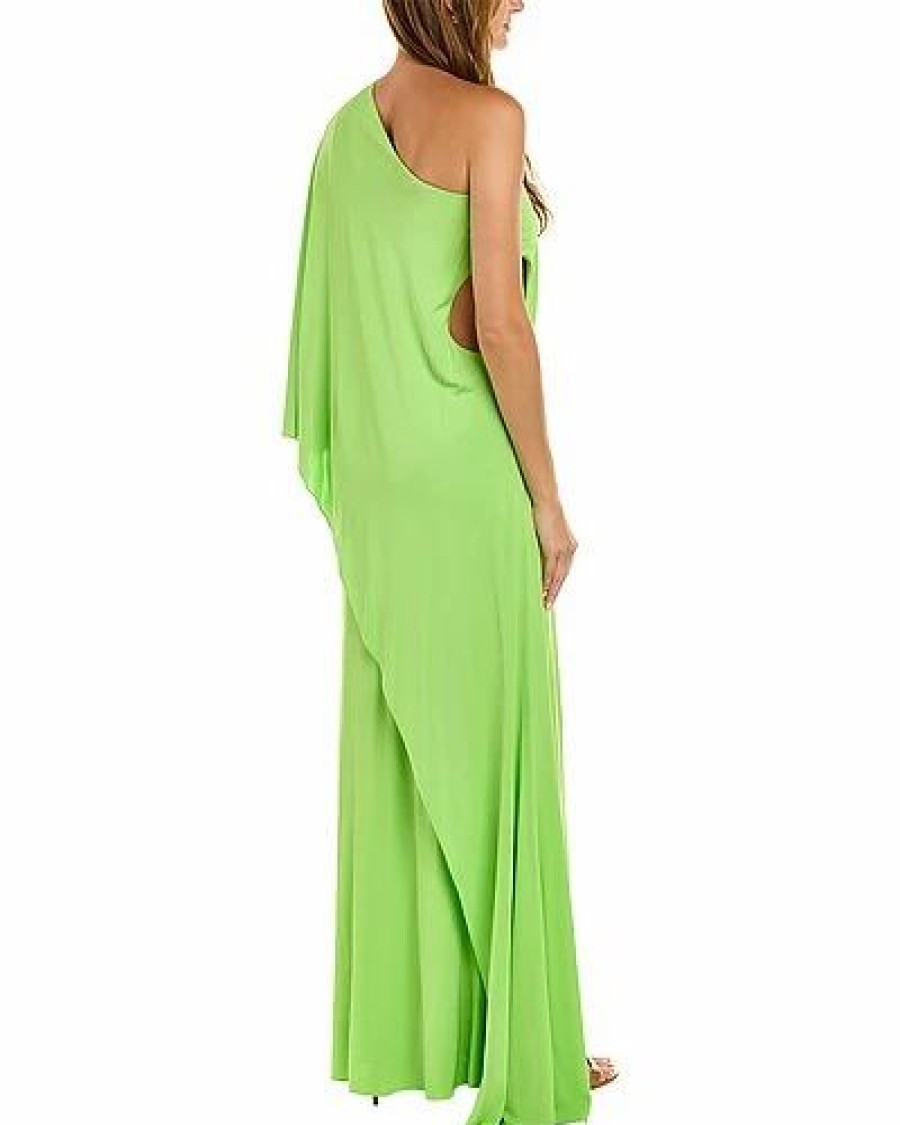 Clothing * | Halston Alyssa Jersey Cascade Gown Women