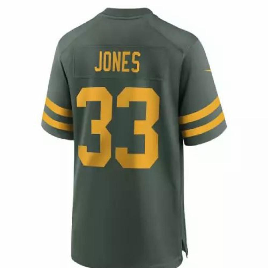 Nfl Jerseys * | Nike Bay Packers Aaron Jones #33 Color Rush Game Jersey Green