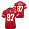 Nfl Jerseys * | Nike Toddler Kansas City Chiefs Travis Kelce #87 Replica Jersey Red