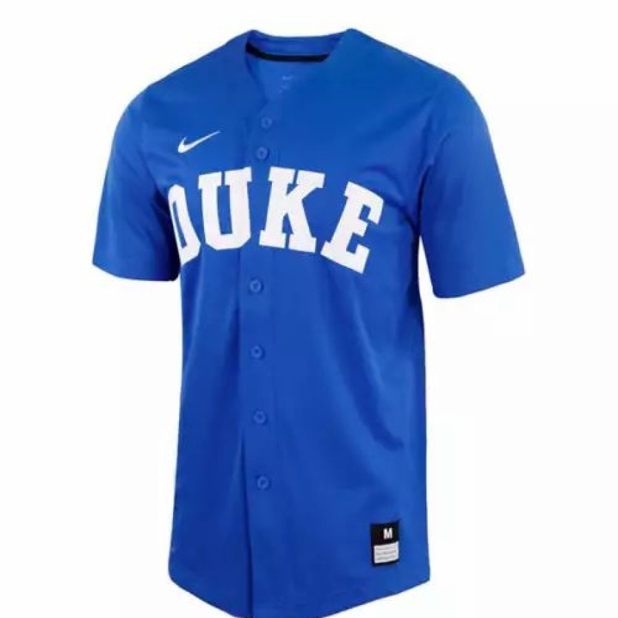 College Jerseys * | Nike Duke Blue Devils Replica Baseball Jersey Royal