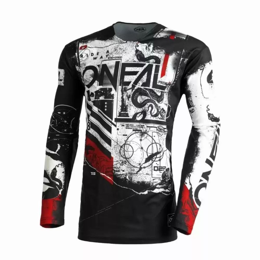 Men'S * | O'Neal Mayhem Mens Motocross Jersey Scarz