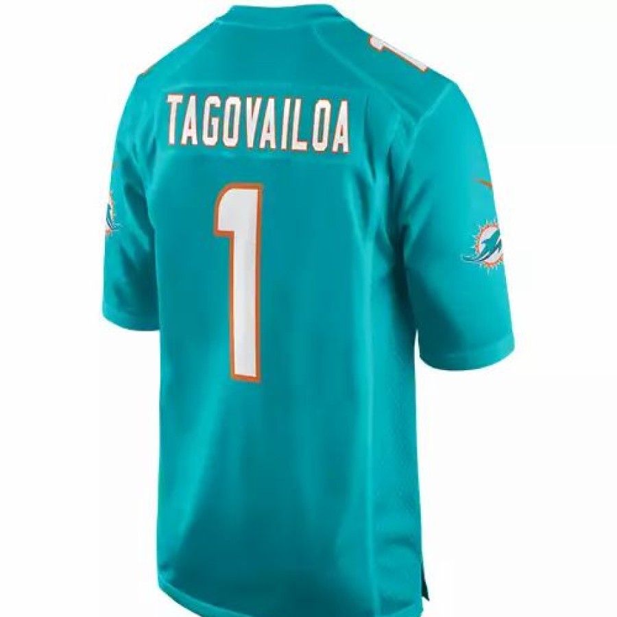 Nfl Jerseys * | Nike Miami Dolphins Tua Tagovailoa #1 Game Jersey Teal