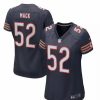 Nfl Jerseys * | Nike Women'S Chicago Bears Khalil Mack #52 Game Jersey Navy