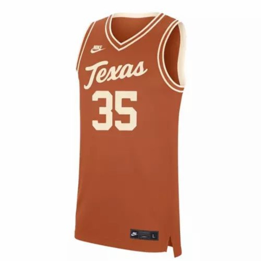 College Jerseys * | Nike Texas Longhorns Retro Basketball Jersey Orange