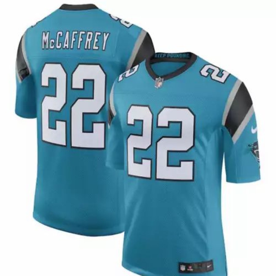 Nfl Jerseys * | Nike Carolina Panthers Christian Mccaffrey #22 Limited Jersey Blue