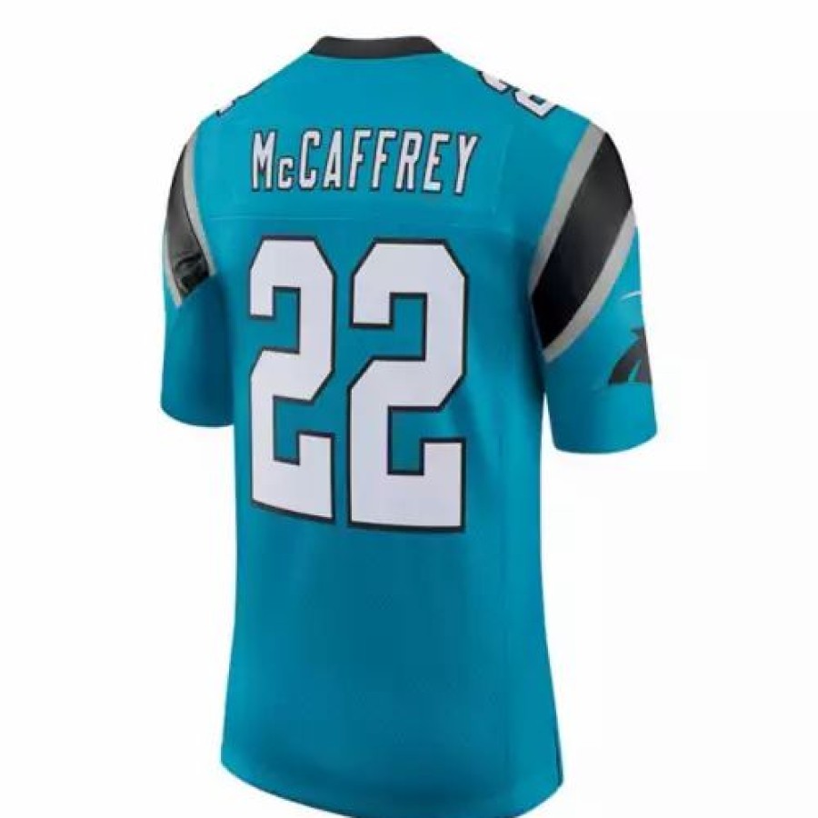 Nfl Jerseys * | Nike Carolina Panthers Christian Mccaffrey #22 Limited Jersey Blue