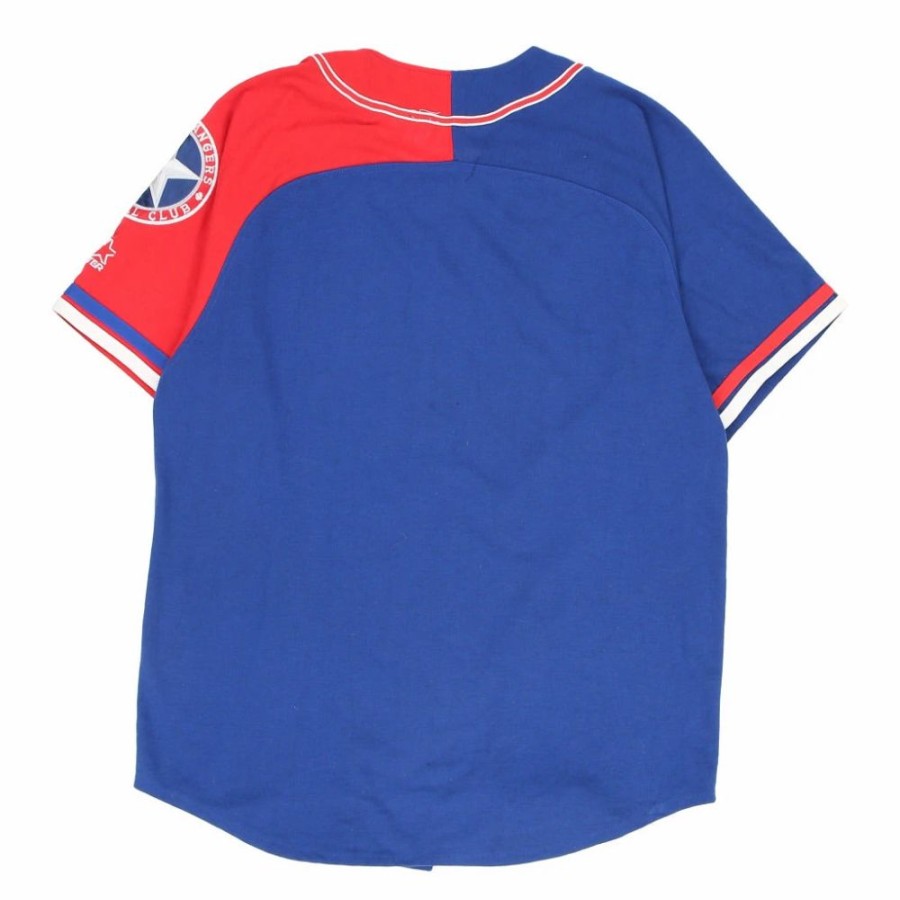 Men'S Vintage * | Vintage Rangers Starter Jersey Medium Blue Polyester