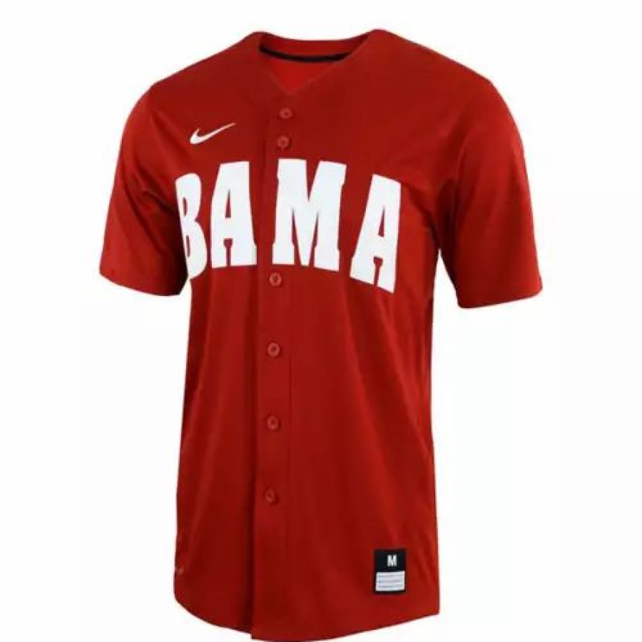 College Jerseys * | Nike Alabama Tide Replica Baseball Jersey Crimson