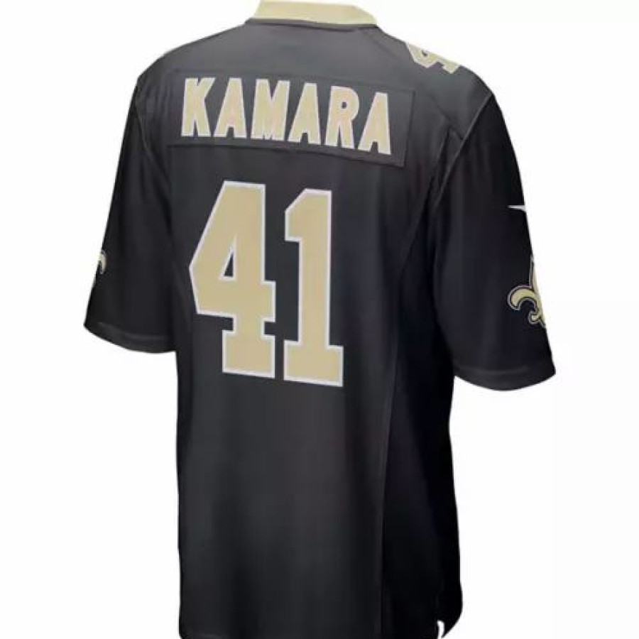 Nfl Jerseys * | Nike New Orleans Saints Alvin Kamara #41 Game Jersey Black