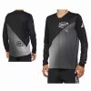 Men'S * | 100% Mens R-Core X Long Sleeve Black/Grey Motocross Jersey