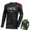 Men'S * | O'Neal E21 Mayhem Covert Mens Motocross Jersey Charcoal/Neon