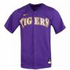 College Jerseys * | Nike Lsu Tigers Replica Baseball Jersey Purple