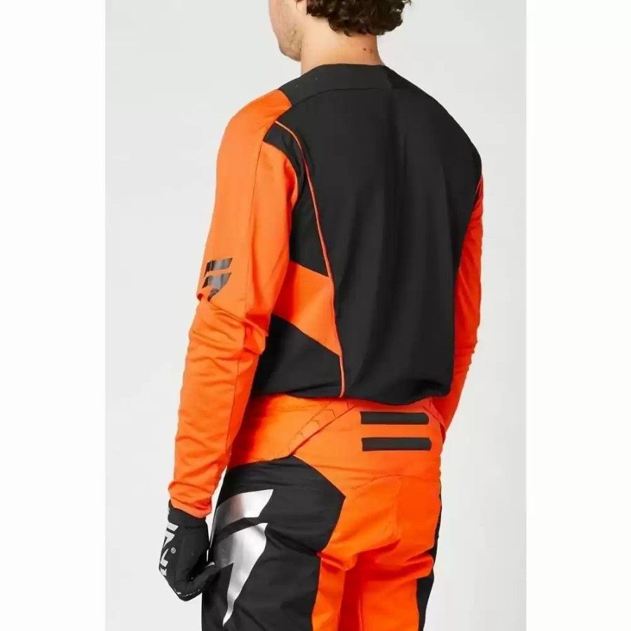 Men'S * | Shift Mx21 Black Label Veem Mens Motocross Jersey Blood Orange