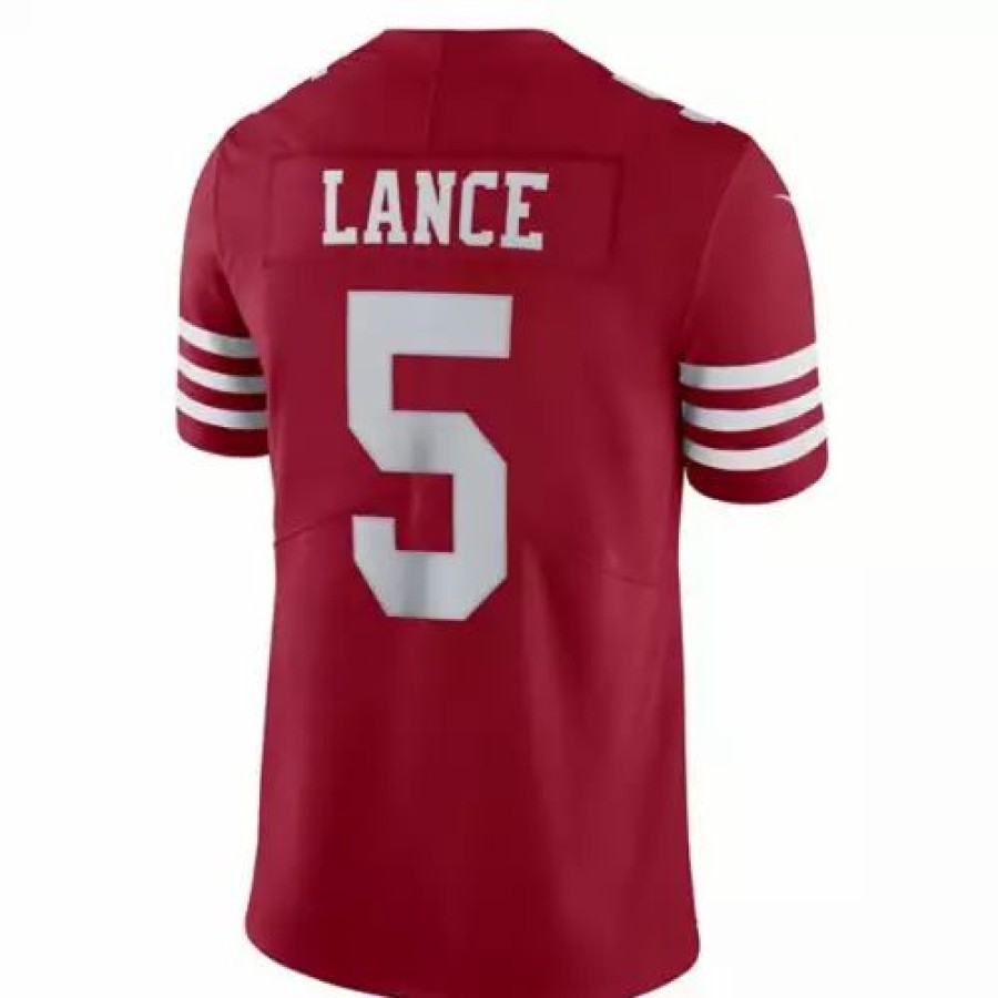 Nfl Jerseys * | Nike San Francisco 49Ers Trey Lance #5 2022 Limited Jersey Red