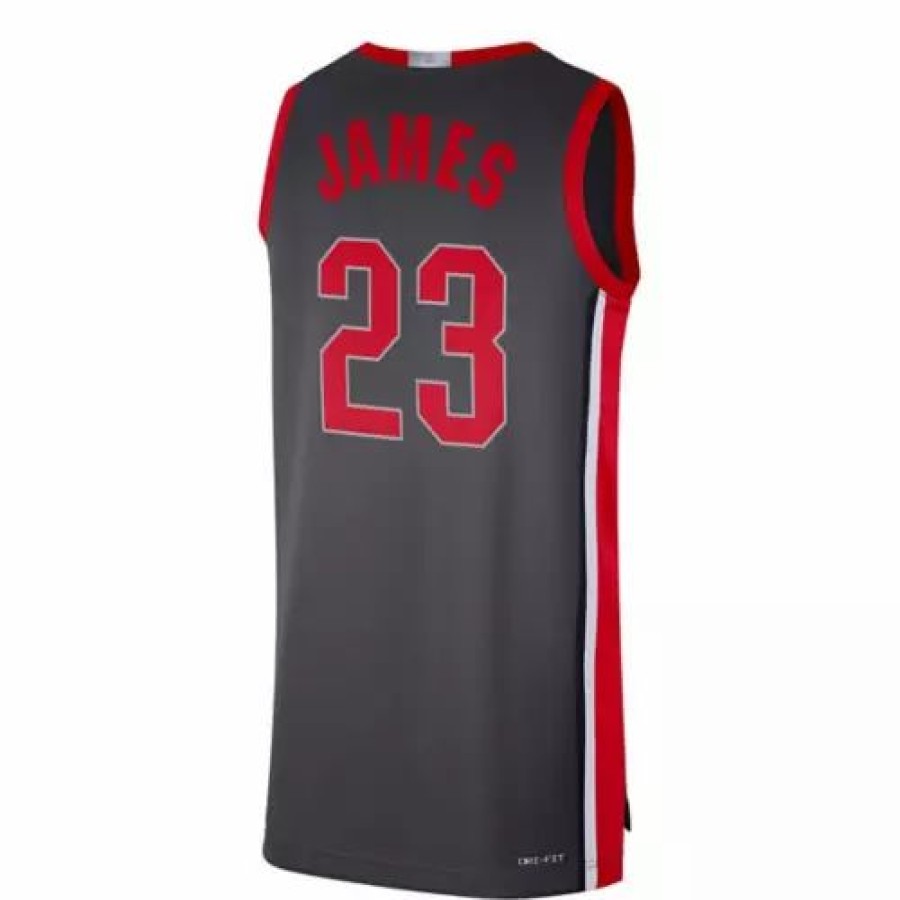 College Jerseys * | Nike Ohio State Buckeyes Lebron James #23 Anthracite Limited Basketball Jersey Anthricite