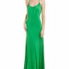 Clothing * | Halston Lauren Halter Jersey Gown Women